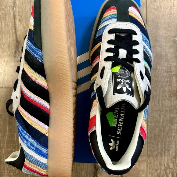 Adidas Sambae Striped Sneakers (Women 8.5) - Picture 3 of 8